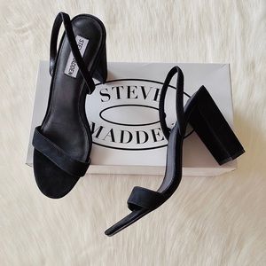✨New STEVE MADDEN Cameo Suede Block Heel Sandals